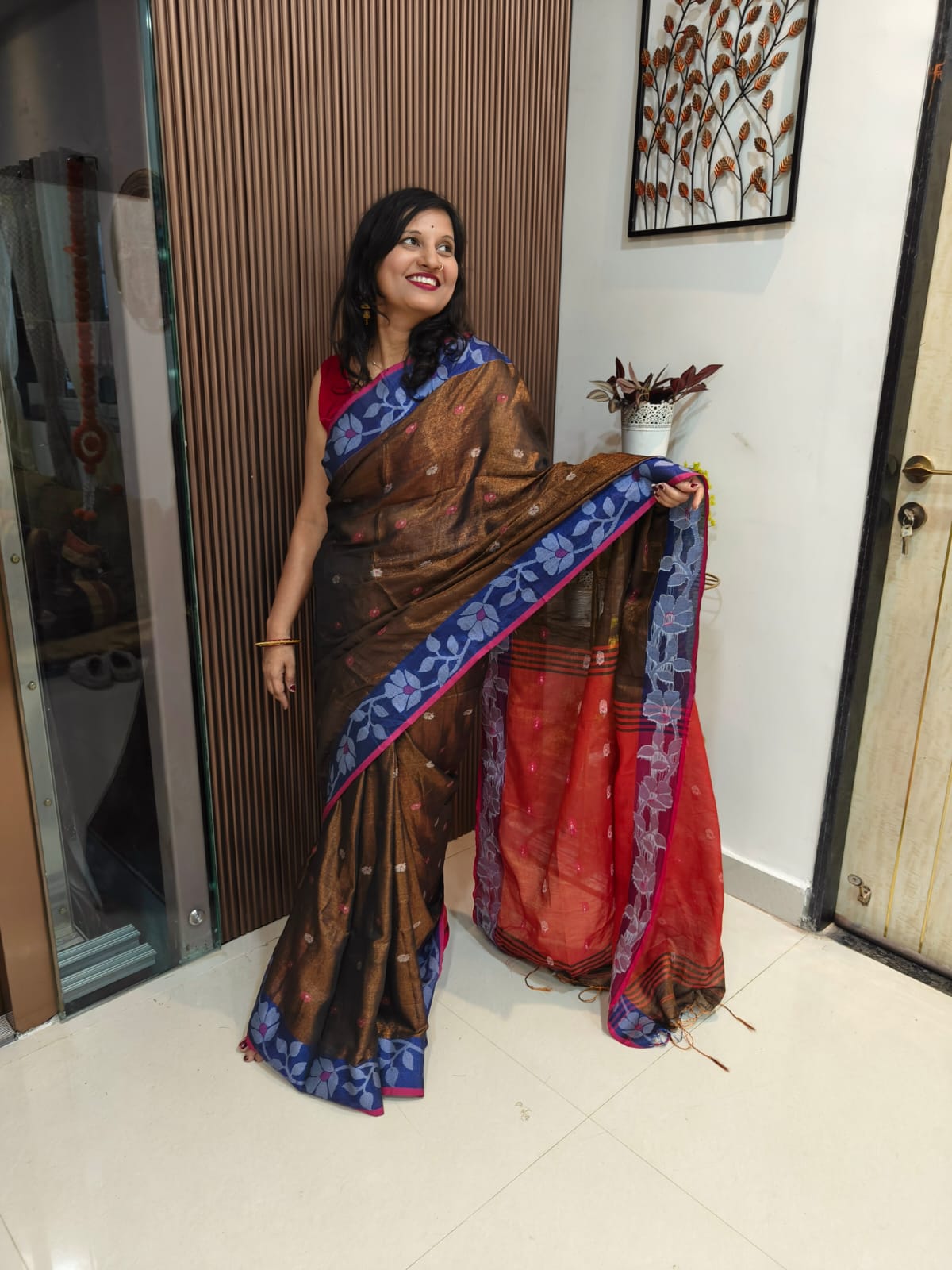Tissue Cotton Sarees